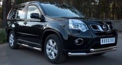 17 999 р. Защита переднего бампера (2 трубыØ76 и 63 мм, нержавейка) SLITKOFF Nissan X-trail 2 T31 рестайлинг (2010-2015)  с доставкой в г. Москва. Увеличить фотографию 4