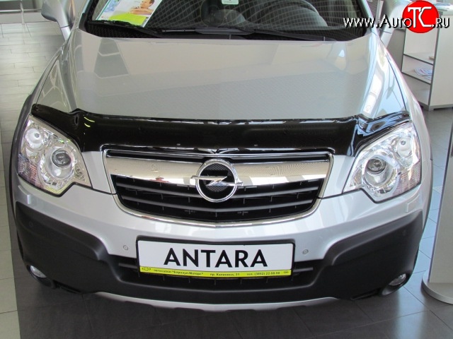 4 599 р. Дефлектор капота NovLine Opel Antara рестайлинг (2010-2015)  с доставкой в г. Москва