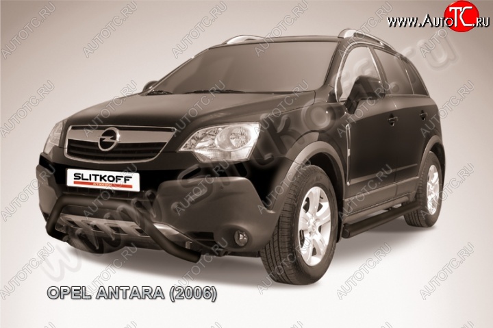 15 849 р. Кенгурятник d57 низкий мини Opel Antara (2006-2010) (Цвет: серебристый)  с доставкой в г. Москва