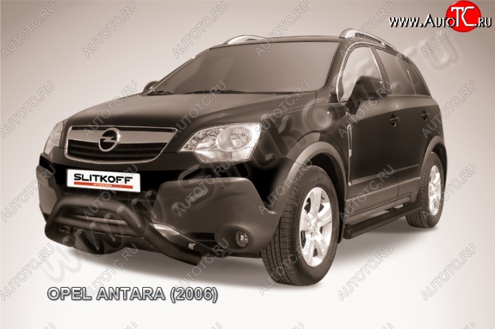 23 599 р. Кенгурятник d76 низкий Opel Antara (2006-2010) (Цвет: серебристый)  с доставкой в г. Москва