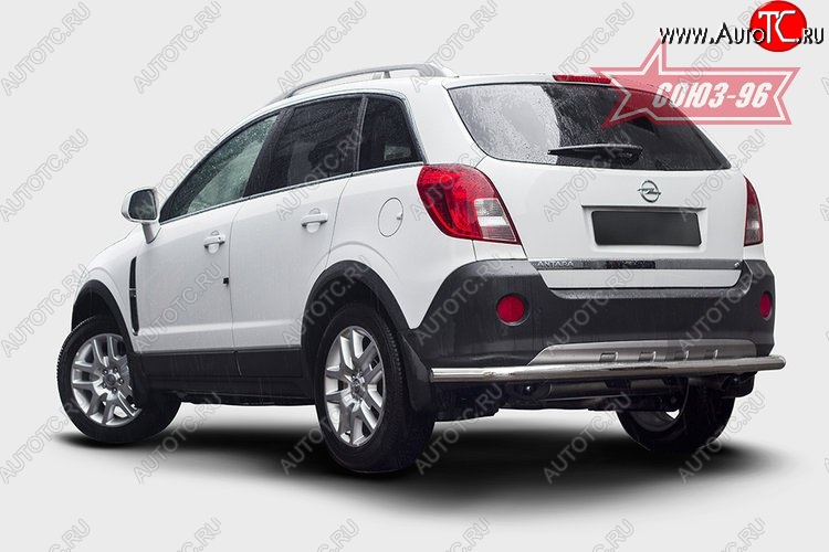 15 344 р. Защита заднего бампера Souz-96 (d60) Opel Antara рестайлинг (2010-2015)  с доставкой в г. Москва