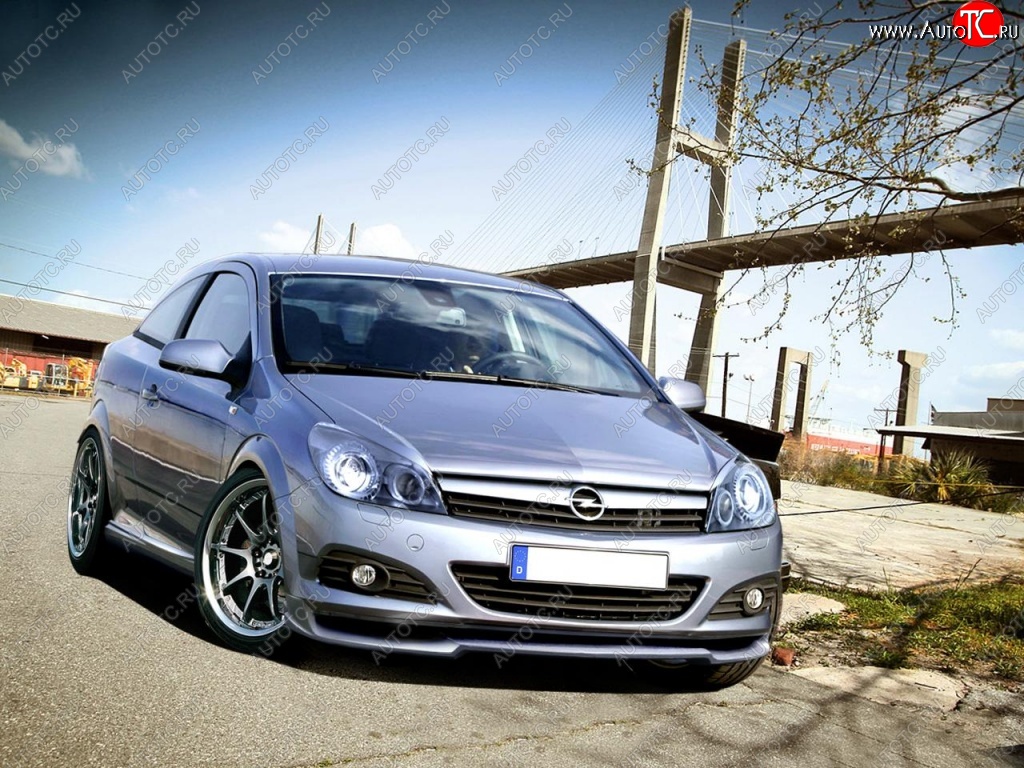 15 599 р. Накладка на передний бампер R1 Opel Astra H GTC хэтчбек 3 дв. дорестайлинг (2004-2006)  с доставкой в г. Москва