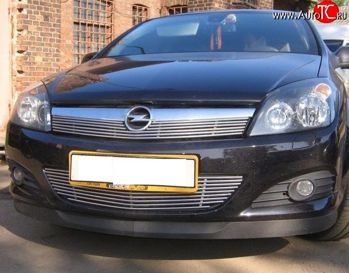 4 399 р. Декоративная вставка решетки радиатора Berkut  Opel Astra  H (2004-2007) хэтчбек 5дв дорестайлинг  с доставкой в г. Москва