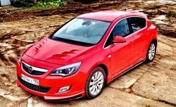 3 999 р. Накладка Sport на передний бампер Opel Astra J хэтчбек 5 дв. дорестайлинг (2009-2012) (Неокрашенная)  с доставкой в г. Москва. Увеличить фотографию 9