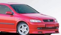 11 549 р. Накладка на передний бампер CT  Opel Astra  G (1998-2005) седан (Неокрашенная)  с доставкой в г. Москва. Увеличить фотографию 1