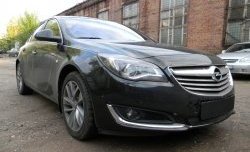 1 469 р. Сетка на бампер (рестайлинг) Russtal (черная) Opel Insignia A рестайлинг седан (2013-2017)  с доставкой в г. Москва. Увеличить фотографию 3