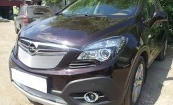 1 539 р. Нижняя сетка на бампер Russtal (хром) Opel Mokka  дорестайлинг (2012-2016)  с доставкой в г. Москва. Увеличить фотографию 4