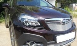 1 539 р. Сетка в решетку радиатора Russtal Opel Mokka  дорестайлинг (2012-2016) (хром)  с доставкой в г. Москва. Увеличить фотографию 4