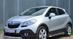 26 999 р. Широкая защита порогов SLITKOFF Opel Mokka  дорестайлинг (2012-2016)  с доставкой в г. Москва. Увеличить фотографию 4