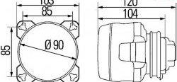 2 799 р. Модуль дальнего света Hella 1K0 008 191-007 KIA Sorento BL дорестайлинг (2002-2006) (Без пыльника)  с доставкой в г. Москва. Увеличить фотографию 2