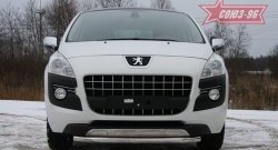 14 309 р. Одинарная защита переднего бампера диаметром трубы 60 мм Souz-96 Peugeot 3008 дорестайлинг (2009-2013)  с доставкой в г. Москва. Увеличить фотографию 2