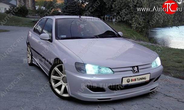 23 969 р. Передний бампер ВМВ Peugeot 406 8B седан дорестайлинг (1995-1999)  с доставкой в г. Москва