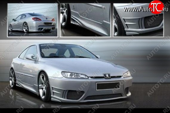 22 899 р. Передний бампер COUPE R1 Peugeot 406 8B седан дорестайлинг (1995-1999)  с доставкой в г. Москва