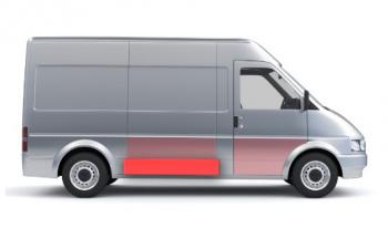 1 489 р. Правая средняя нижняя боковая панель (ремонтная) Wisentbull Fiat Ducato 244 (2002-2012)  с доставкой в г. Москва. Увеличить фотографию 1