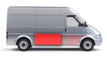 1 889 р. Правая средняя боковая панель (ремонтная) Wisentbull Fiat Ducato 244 (2002-2012)  с доставкой в г. Москва. Увеличить фотографию 2