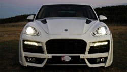 42 299 р. Пластиковый капот TECHART MAGNUM Porsche Cayenne 958 (2010-2014) (Неокрашенный)  с доставкой в г. Москва. Увеличить фотографию 3