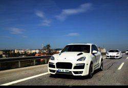 42 299 р. Пластиковый капот TECHART MAGNUM Porsche Cayenne 958 (2010-2014) (Неокрашенный)  с доставкой в г. Москва. Увеличить фотографию 4