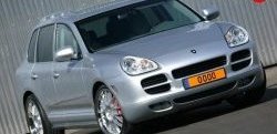 21 499 р. Накладка на передний бампер Gemballa Aero I Porsche Cayenne 955 (2002-2006) (Неокрашенная)  с доставкой в г. Москва. Увеличить фотографию 2