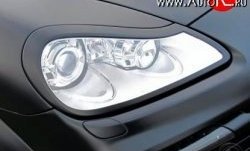 2 299 р. Реснички на фары JE Design Porsche Cayenne 957 (2007-2010) (Неокрашенные)  с доставкой в г. Москва. Увеличить фотографию 4