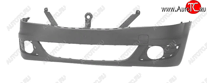 1 599 р. Передний бампер Стандарт Renault Logan 1 рестайлинг (2010-2016) (Неокрашенный)  с доставкой в г. Москва