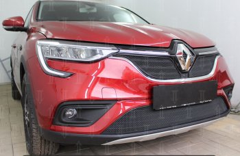 4 899 р. Защитная сетка в бампер (низ, ячейка 4х10 мм) Стрелка11 Премиум Renault Arkana (2019-2025) (Чёрная)  с доставкой в г. Москва. Увеличить фотографию 2