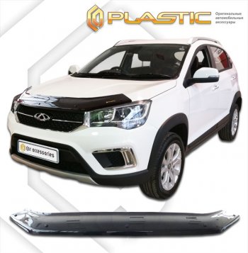 Дефлектор капота CA-Plastic Chery (Черри) Tiggo 2 (Тиго) (2017-2024)