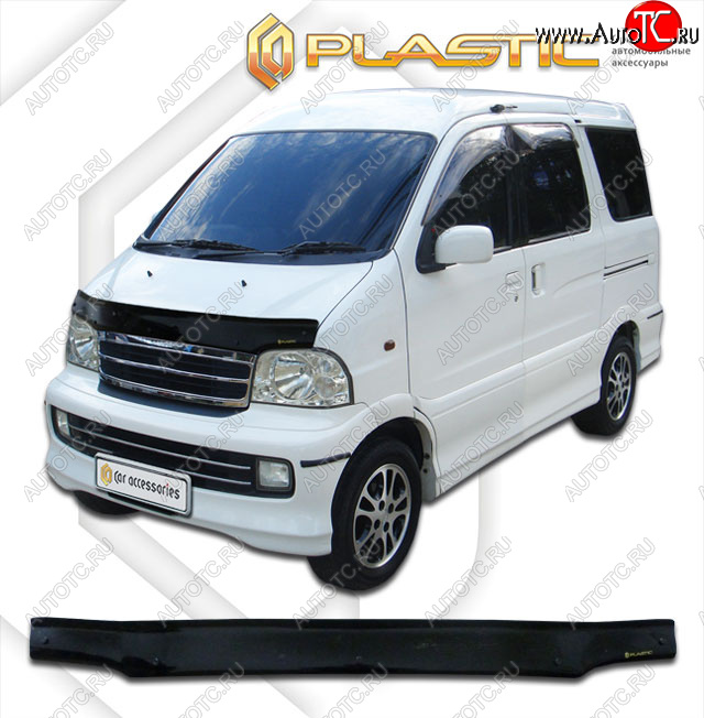 1 839 р. Дефлектор капота CA-Plastic  Daihatsu Atrai7  S231G,S221G (2000-2004) (classic черный, без надписи)  с доставкой в г. Москва