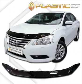 Дефлектор капота CA-Plastic Nissan Bluebird Sylphy седан NB17 (2012-2025)