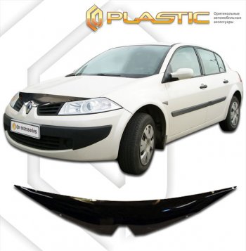 Дефлектор капота CA-Plastic Renault (Рено) Megane (Меган)  универсал (2006-2009) универсал  рестайлинг