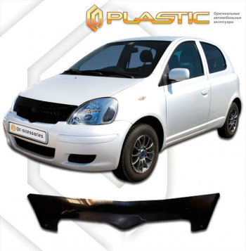 Дефлектор капота CA-Plastic Toyota Vitz XP10 хэтчбэк 3 дв. дорестайлинг (1999-2001)