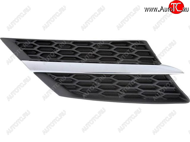 1 429 р. Правая решетка радиатора BodyParts  Toyota RAV4  XA40 (2012-2015) 5 дв. дорестайлинг (хром серый)  с доставкой в г. Москва