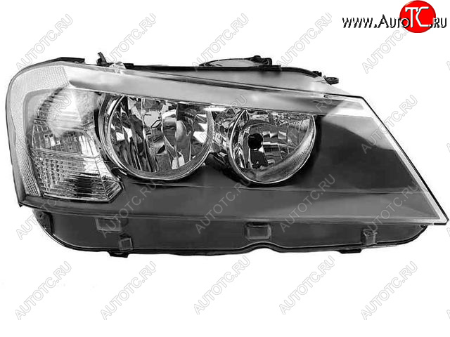 13 999 р. Правая фара (c электрокорректором) DEPO  BMW X3  F25 (2010-2014) дорестайлинг  с доставкой в г. Москва