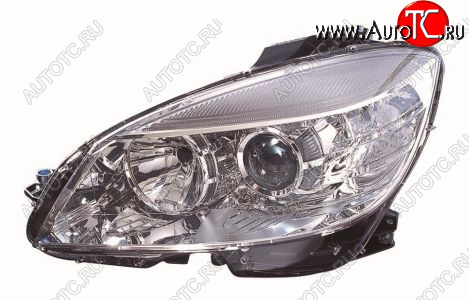 15 699 р. Левая фара (c электрокорректором) DEPO  Mercedes-Benz C-Class  W204 (2007-2011) дорестайлинг седан  с доставкой в г. Москва