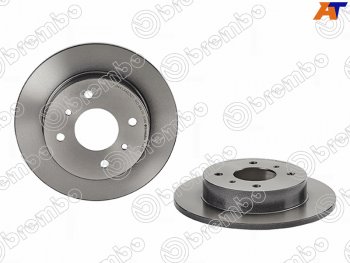 Задний тормозной диск (не вентилируемый) BREMBO Nissan Almera седан N16 дорестайлинг (2000-2003)