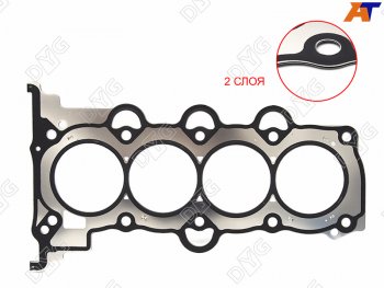 1 759 р. Прокладка ГБЦ металл DYG  Hyundai Solaris ( RBr,  HCR) (2010-2022), KIA Ceed ( 1 ED,  2 JD,  3 CD) (2010-2025), KIA Cerato ( 2 TD,  3 YD,  4 BD) (2008-2025)  с доставкой в г. Москва. Увеличить фотографию 2