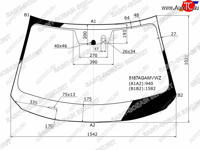 27 649 р. Стекло лобовое (Датчик дождя Молдинг) SAINT-GOBAIN SEKURIT  Mazda CX-5  KF (2016-2025)  с доставкой в г. Москва