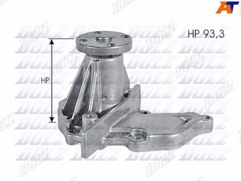 3 899 р. Насос системы охлаждения DOLZ  Ford Fiesta (5), Focus (2), Mazda 2/Demio (DW,  DY,  DE,  DJ IV)  с доставкой в г. Москва. Увеличить фотографию 1