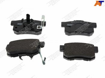 Колодки тормозные задние RH-LH SAT Honda CR-V RD4,RD5,RD6,RD7,RD9  дорестайлинг (2001-2004)  (С крепежом в поршень суппорта)