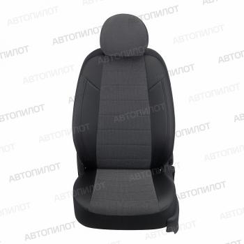 13 849 р. Чехлы на сиденья Велюр (к. Comfort Luxe экокожа) Автопилот Уаз Патриот 3163 5 дв. 2-ой рестайлинг (2017-2025) (черный)  с доставкой в г. Москва. Увеличить фотографию 3