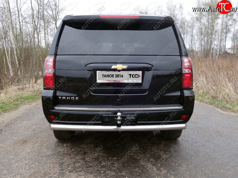 22 999 р. Защита задняя d76,1 мм ТСС Тюнинг Chevrolet Tahoe K2UC (2014-2021)  с доставкой в г. Москва