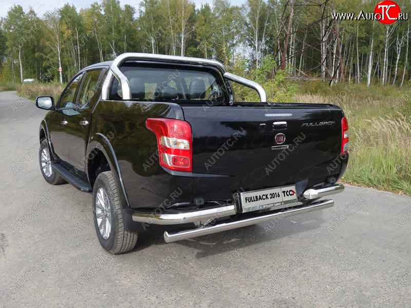 55 999 р. Защита кузова d76,1 мм (только для кузова) ТСС Тюнинг  Fiat Fullback (2016-2018) (нержавейка)  с доставкой в г. Москва