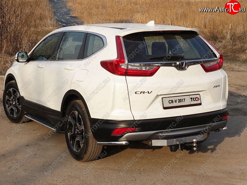 10 799 р. Защита заднего бампера (уголки, d42,4 мм) TCC Honda CR-V RW,RT дорестайлинг (2016-2020)  с доставкой в г. Москва