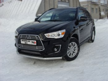 Защита переднего бампера нижняя d60,3 мм ТСС Тюнинг Mitsubishi ASX 1-ый рестайлинг (2013-2016) ()