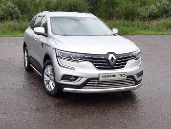 Нижняя декоративная вставка в бампер ТСС Тюнинг Renault (Рено) Koleos (Колеос)  2 (2016-2025) 2 ()