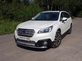 Защита переднего бампера нижняя d50,8 мм ТСС Тюнинг Subaru Outback BS/B15 дорестайлинг универсал (2014-2018) ()