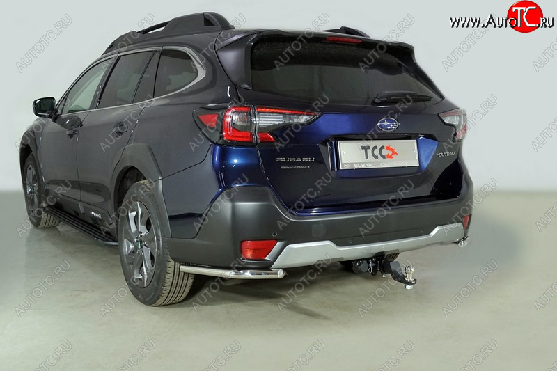 18 399 р. Защита заднего бампера (уголки, d42,4 мм) TCC  Subaru Outback  BT (2019-2024) универсал  с доставкой в г. Москва