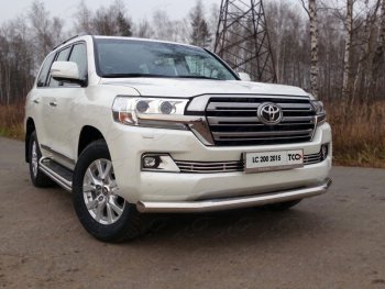 Защита переднего бампера нижняя d76,1 мм (кроме EXECUTIVE) ТСС Тюнинг Toyota (Тойота) Land Cruiser (Лэнд)  200 (2015-2021) 200 2-ой рестайлинг ()