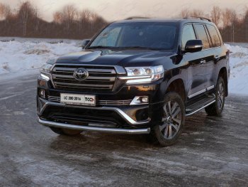 Защита переднего бампера нижняя d76,1 мм (EXECUTIVE) ТСС Тюнинг Toyota (Тойота) Land Cruiser (Лэнд)  200 (2015-2021) 200 2-ой рестайлинг ()