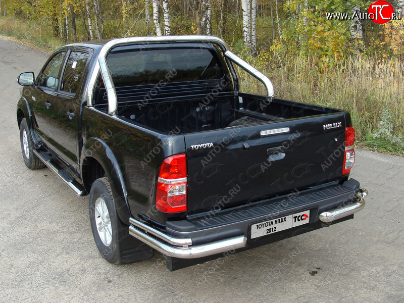 57 999 р. Защита кузова d76,1 мм (только для кузова) ТСС Тюнинг Toyota Hilux AN20,AN30  2-ой рестайлинг (2011-2016) (нержавейка)  с доставкой в г. Москва