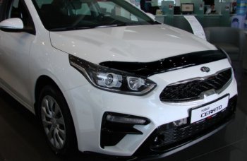 Дефлектор капота SIM KIA Cerato 4 BD дорестайлинг седан (2018-2021)